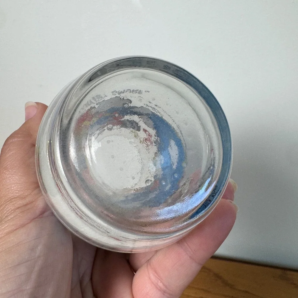 Vintage 1983 Clumsy Smurf Glass‎ Peyo Wallace Berrie Drinking Glass
